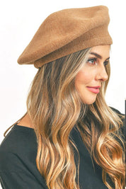 Women's Stretch Fit Acrylic Beret Hat