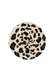 Women's Leopard Print Stretchy Beret