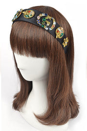 Women's Bejeweled Crystal Bee Headband