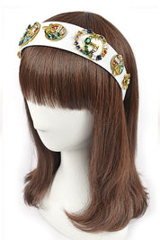 Women's Bejeweled Crystal Bee Headband