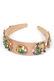 Women's Bejeweled Crystal Bee Headband