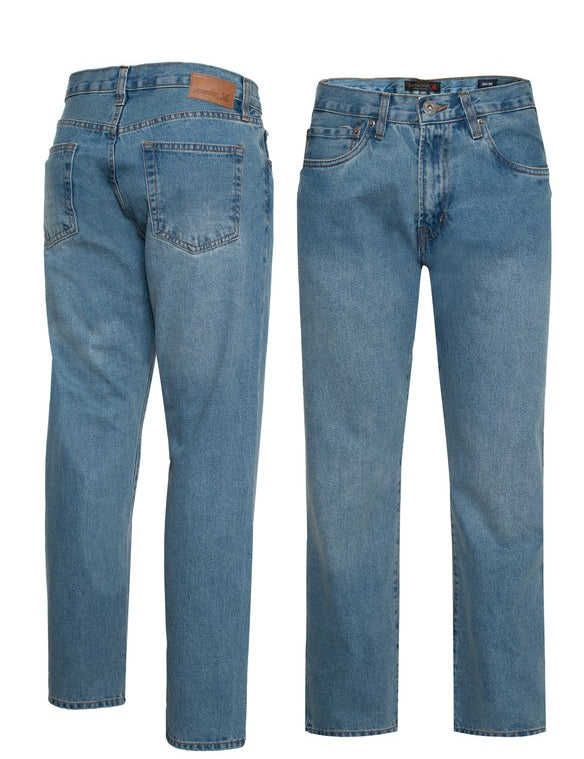 Men's Straight Leg Denim Jeans