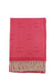 Women's Fringe Double C Pattern Scarf