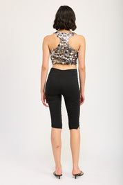 Women's Sequin Racerback Top