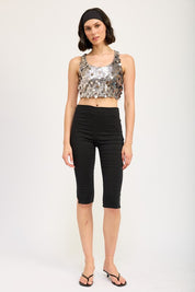 Women's Sequin Racerback Top