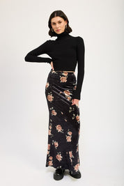 Women's High Waist Maxi Pencil Skirt