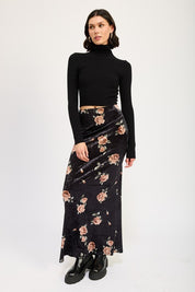 Women's High Waist Maxi Pencil Skirt