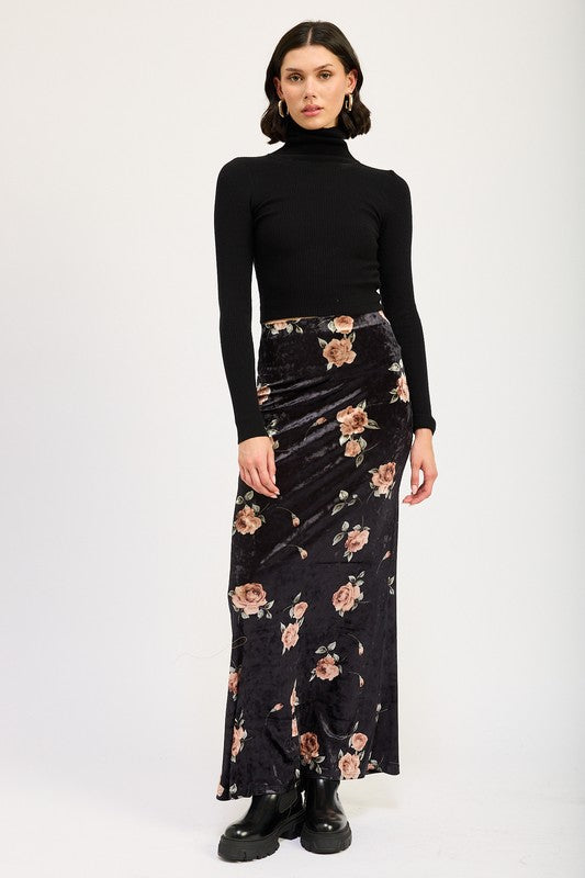 Women's High Waist Maxi Pencil Skirt