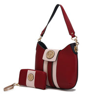 Women's Stylish Hobo Bag with Wallet by Mia K.