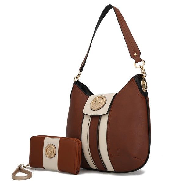 Women's Stylish Hobo Bag with Wallet by Mia K.