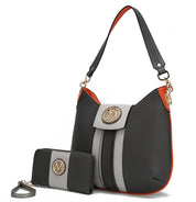 Women's Stylish Hobo Bag with Wallet by Mia K.