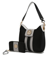 Women's Stylish Hobo Bag with Wallet by Mia K.