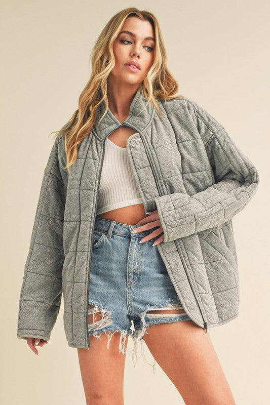 Women's Oversized Quilted Cotton Dixie Jacket