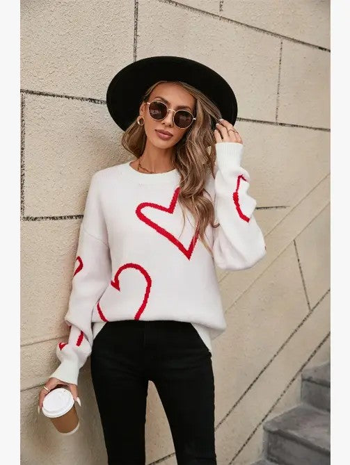 Heart sweater