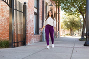 The Kinsley Purple Full Length Leggings