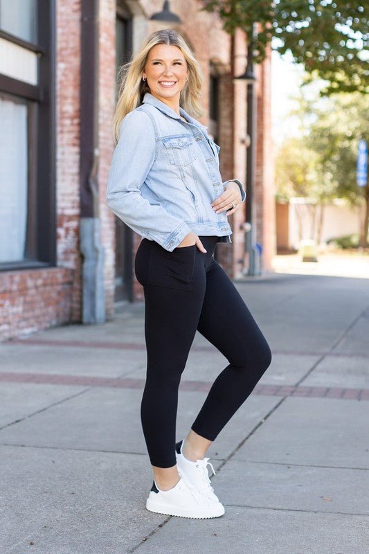 The Alana - 7/8 Ankle Length Leggings with Pockets