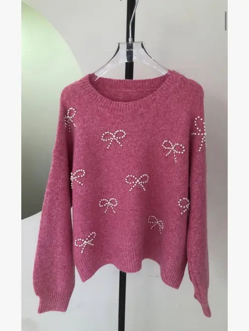 Women's Bow Knit Sweater