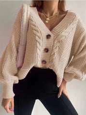 Women's Cozy Knit Cardigan Sweater