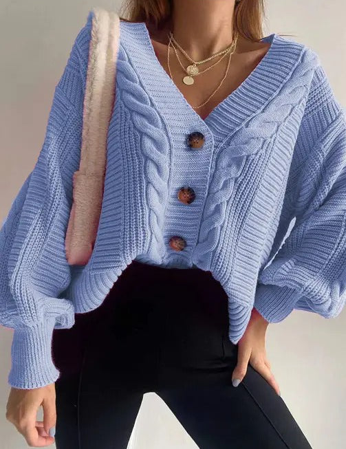 Women's Cozy Knit Cardigan Sweater