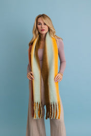 Women's Ombre Luxe Fringe Blanket Scarf