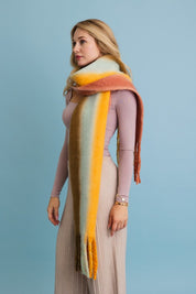 Women's Ombre Luxe Fringe Blanket Scarf