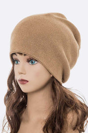 Unisex Double Layered Wool Blend Convertible Beanie