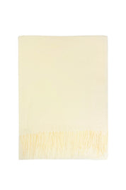 Unisex Plain Woolen Fringed Edge Scarf