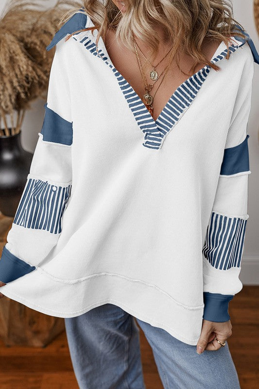 Women's Colorblock Patchwork Sweatshirt