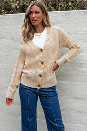 Women's Slouchy Open Knit Cardigan Sweater