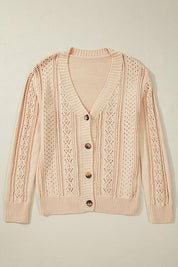 Women's Slouchy Open Knit Cardigan Sweater