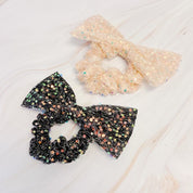 Women's Shimmer Bow Hair Scrunchie