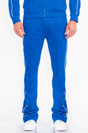 Mens Side Pipe Stacked Flare Pants