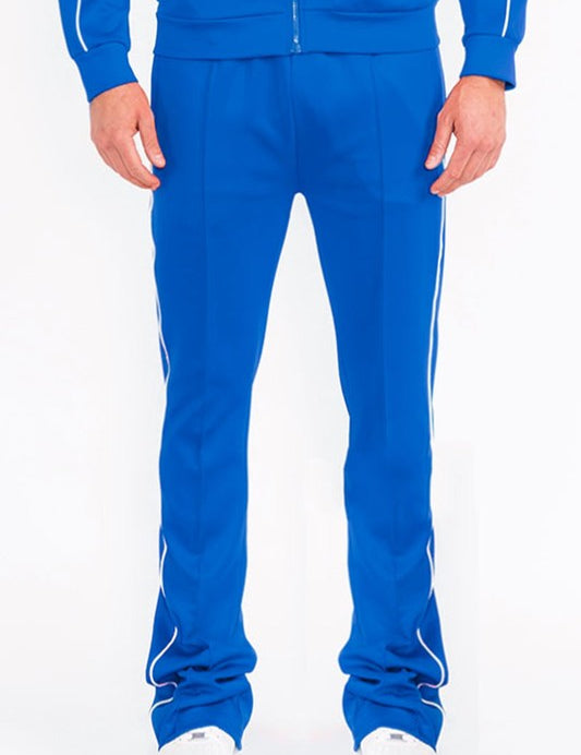 Mens Side Pipe Stacked Flare Pants