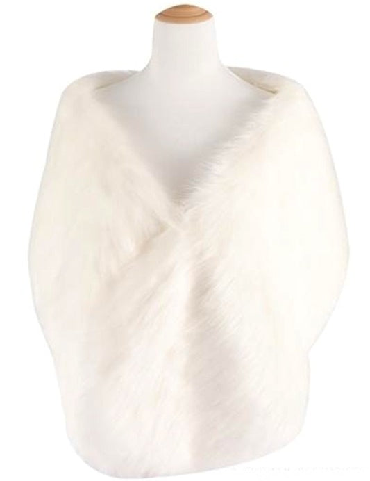 Women's Faux Fur Winter Shawl Scarf