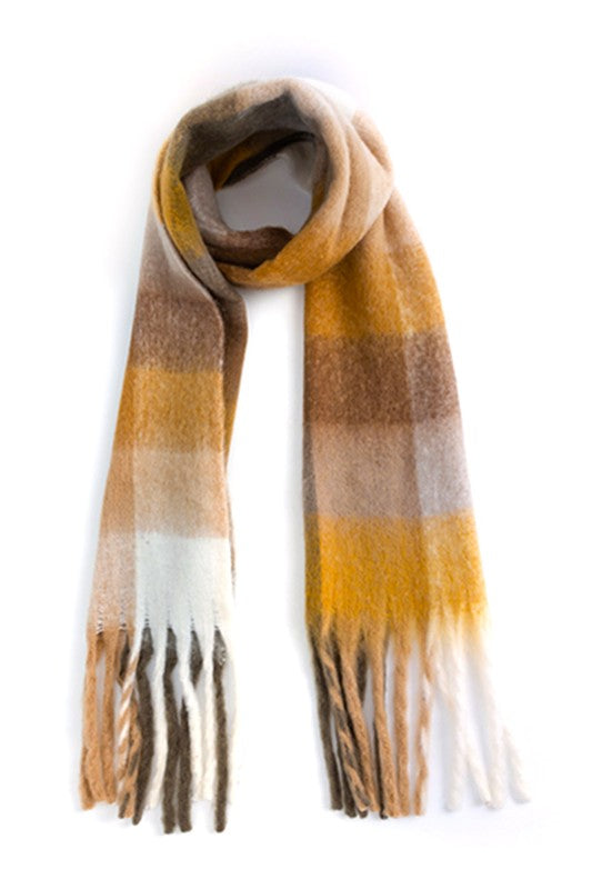 Unisex Oversized Soft Polyester Winter Scarf