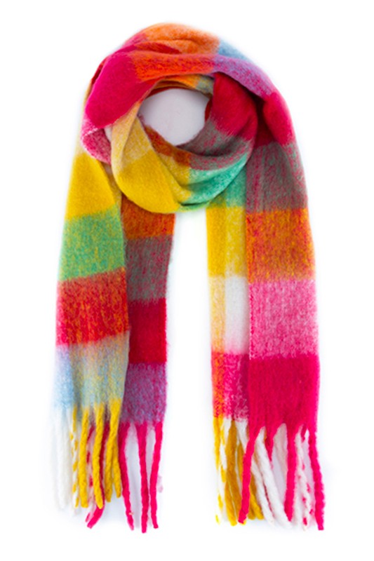 Unisex Oversized Soft Polyester Winter Scarf