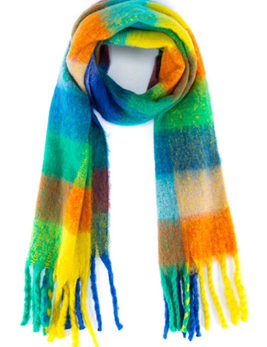 Unisex Oversized Soft Polyester Winter Scarf