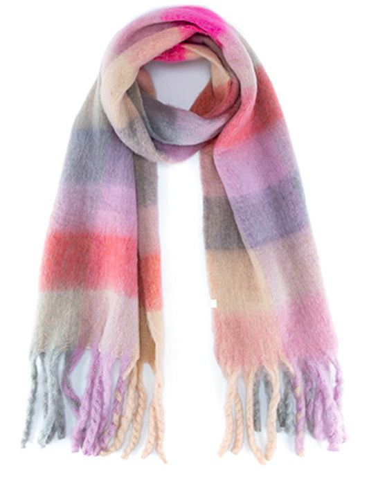 Unisex Oversized Soft Polyester Winter Scarf