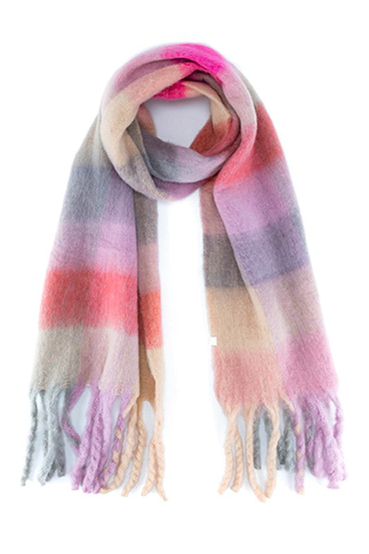 Unisex Oversized Soft Polyester Winter Scarf