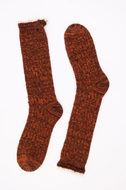 Women's Cozy Ribbed Ruffle-Trim Autumn Socks