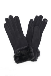 Women's Faux Suede Touchscreen Winter Gloves