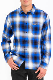 Men's Regular Fit Plaid Flannel Button Down Shirt