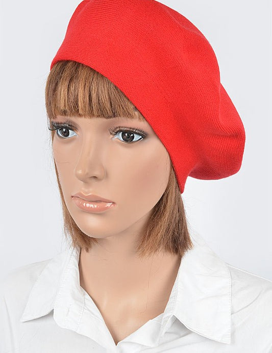 Women's Soft Knit Cashmere Blend Beret