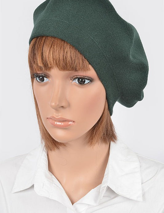 Women's Soft Knit Cashmere Blend Beret