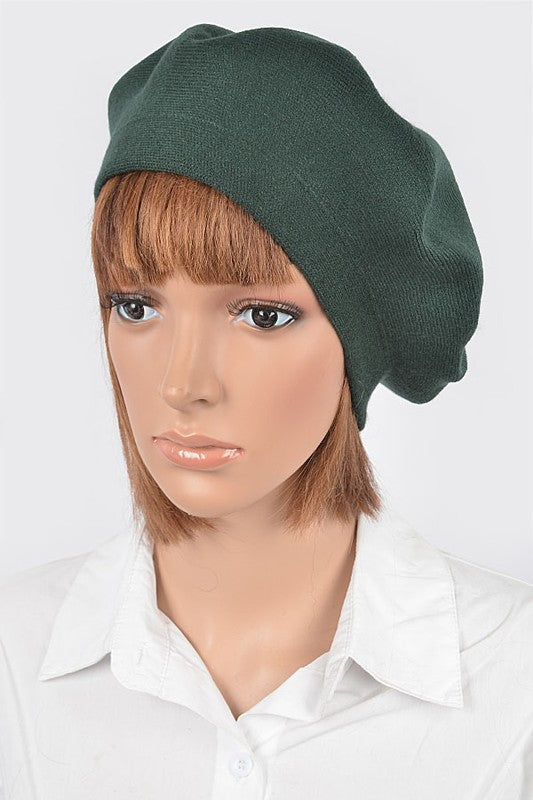 Women's Soft Knit Cashmere Blend Beret