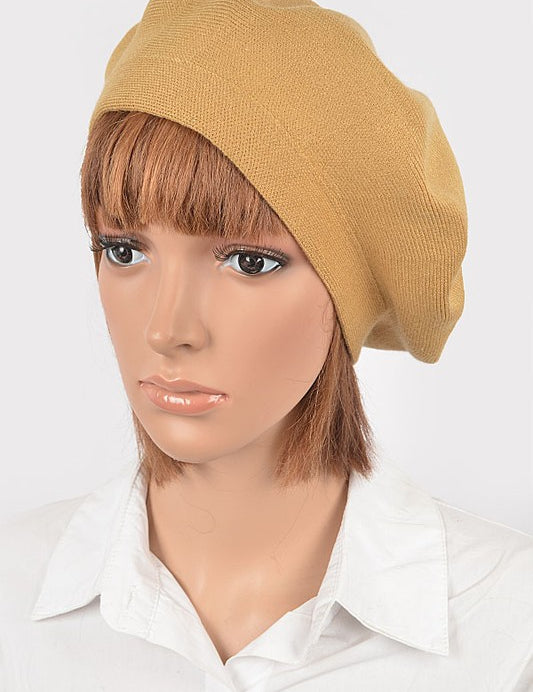 Women's Soft Knit Cashmere Blend Beret