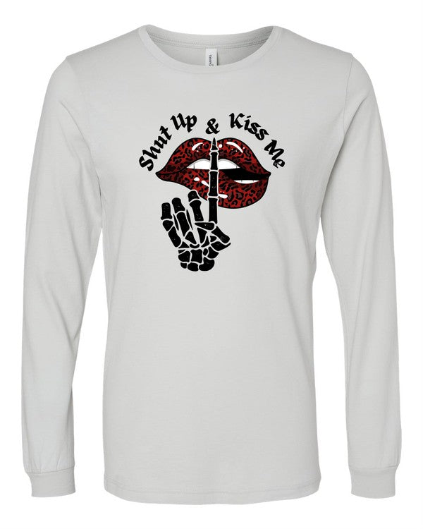 Unisex Long Sleeve Graphic Cotton Tee Shirt
