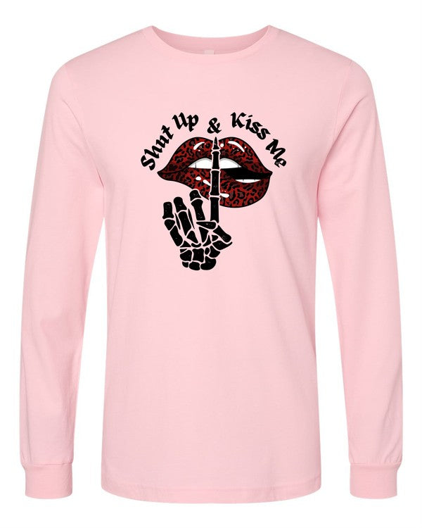 Unisex Long Sleeve Graphic Cotton Tee Shirt