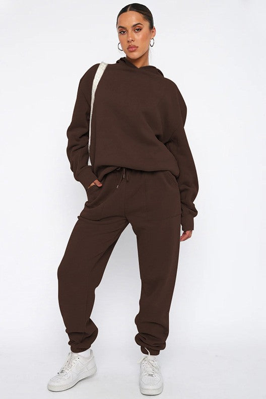 Women's Casual Hoodie and Pant Set