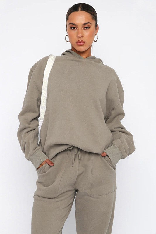 Women's Casual Hoodie and Pant Set